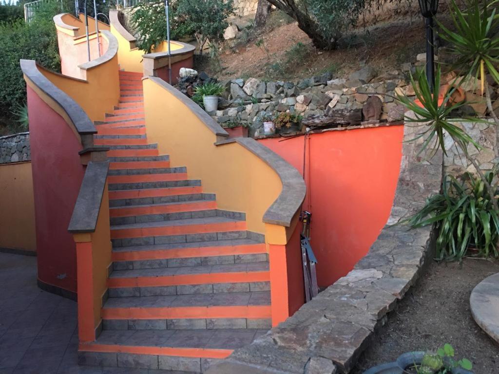 Villa Con Giardino Vista Mare Capitana Eksteriør bilde