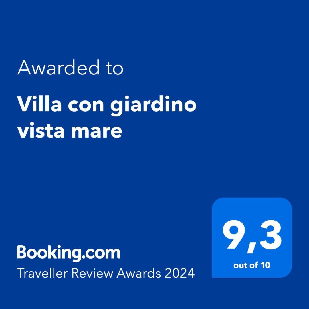 Villa Con Giardino Vista Mare Capitana Eksteriør bilde