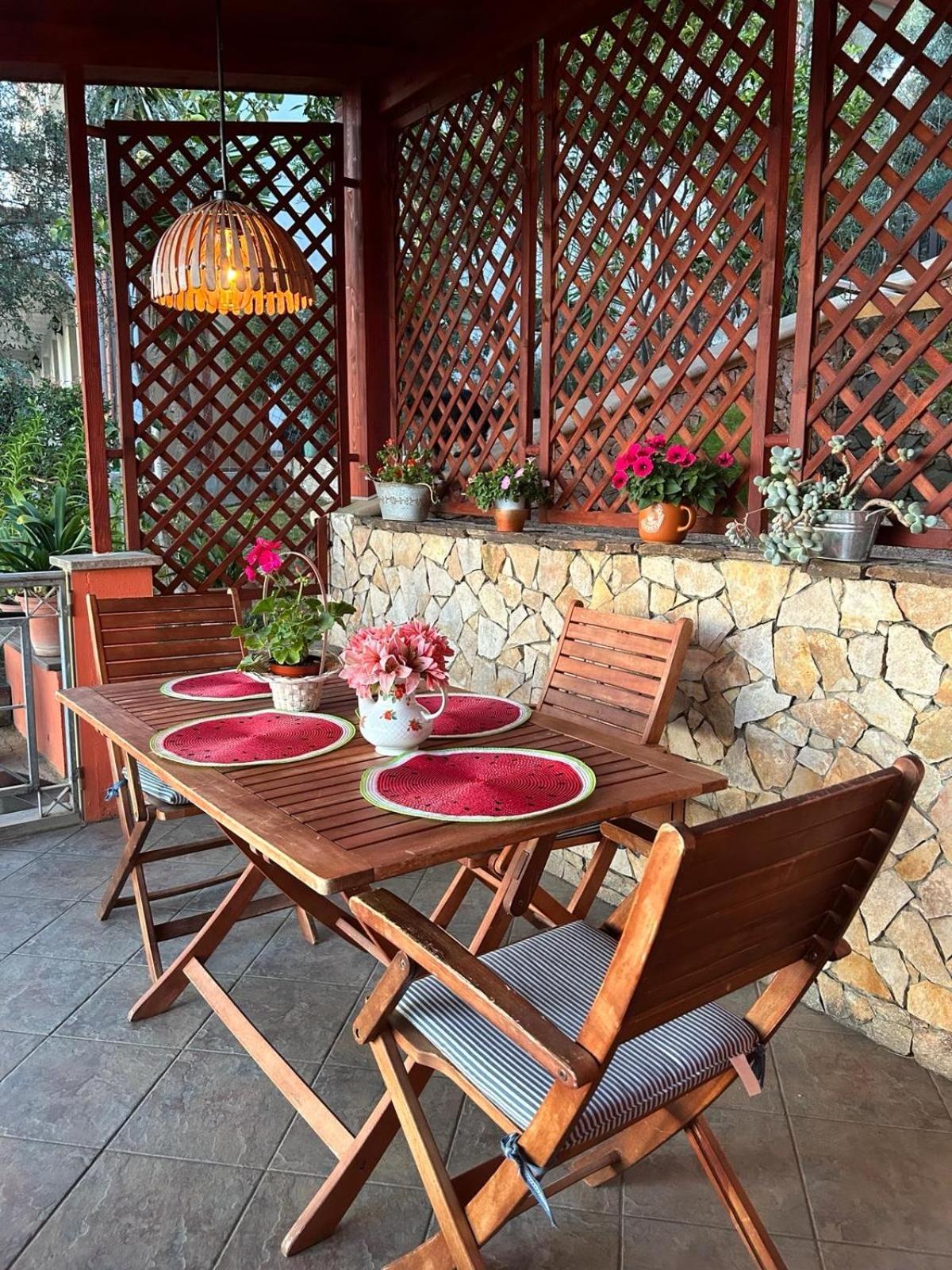 Villa Con Giardino Vista Mare Capitana Eksteriør bilde